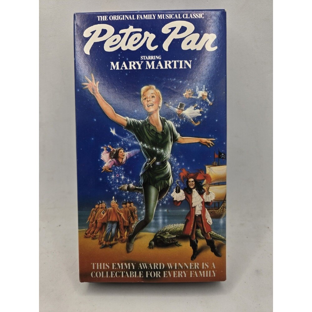 1960's PETER PAN w/ Mary Martin - Remastered VHS 1990  Musical Classic